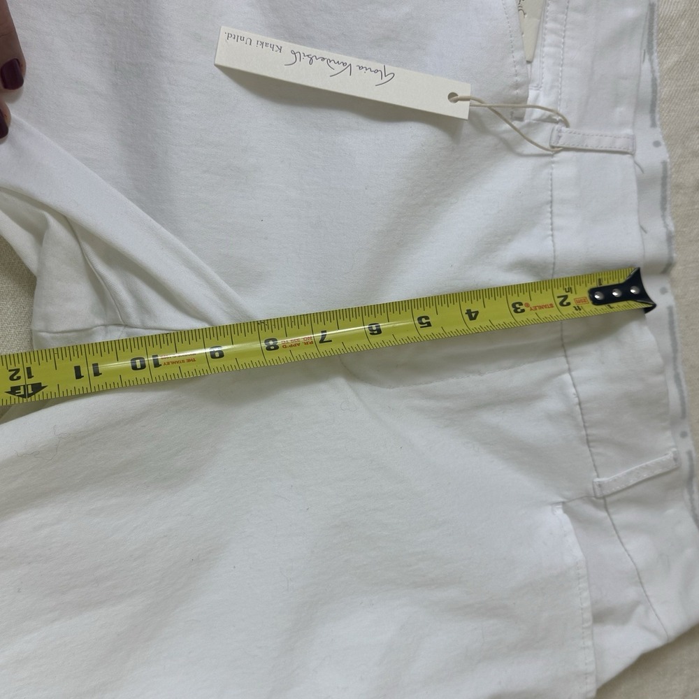 Gloria Vanderbilt‎ Charlene Women's White Stretch Pants 5 design Pockets Size 12 - Picture 8 of 14